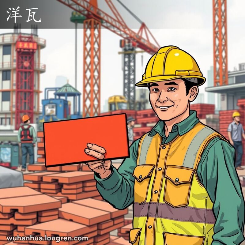 红瓦,机器制成的瓦(区别于手工制的“布瓦”),建筑材料,呈红色。