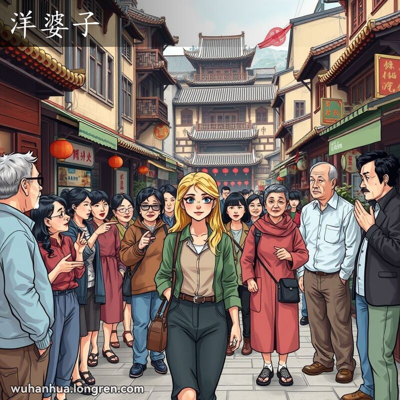 旧时称外国妇女。