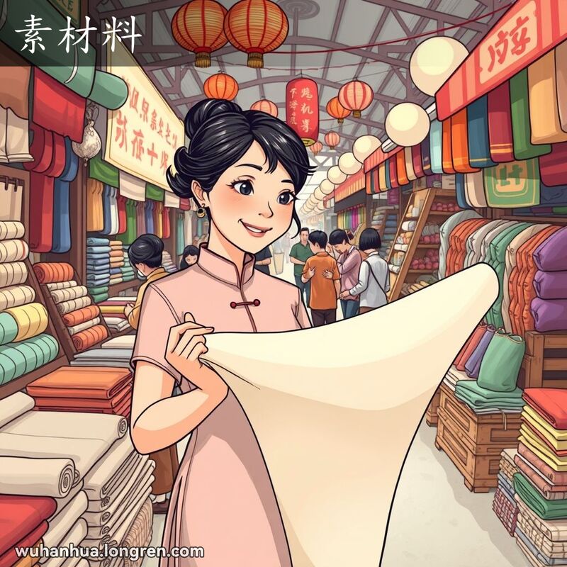 布质的衣料(区别于”荤材料“)