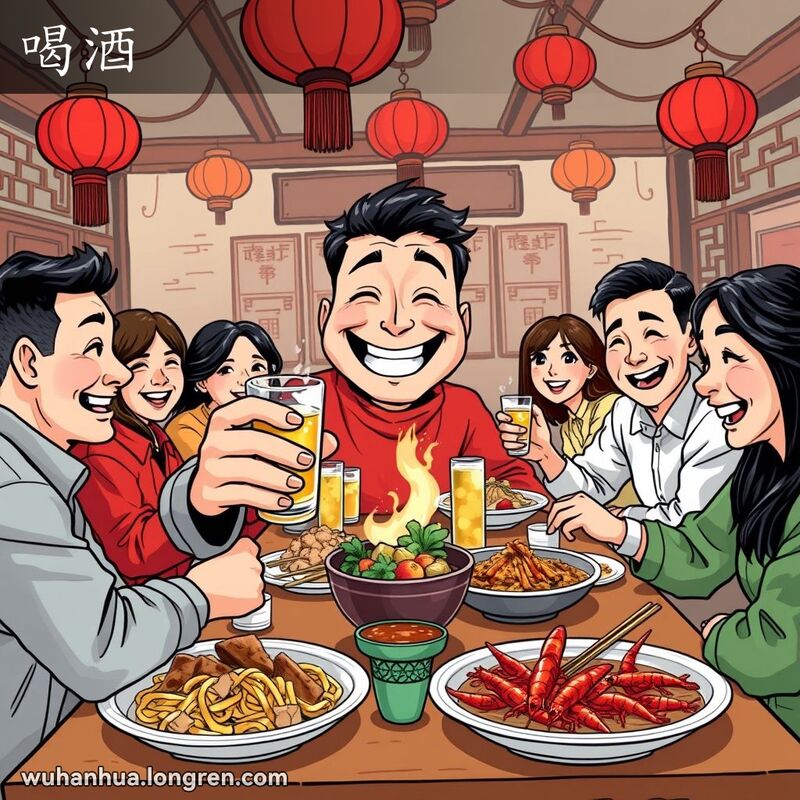饮酒,戏谑的说法叫“□酒”。, English: knock over a drink ; splice the main brace ; take a horn