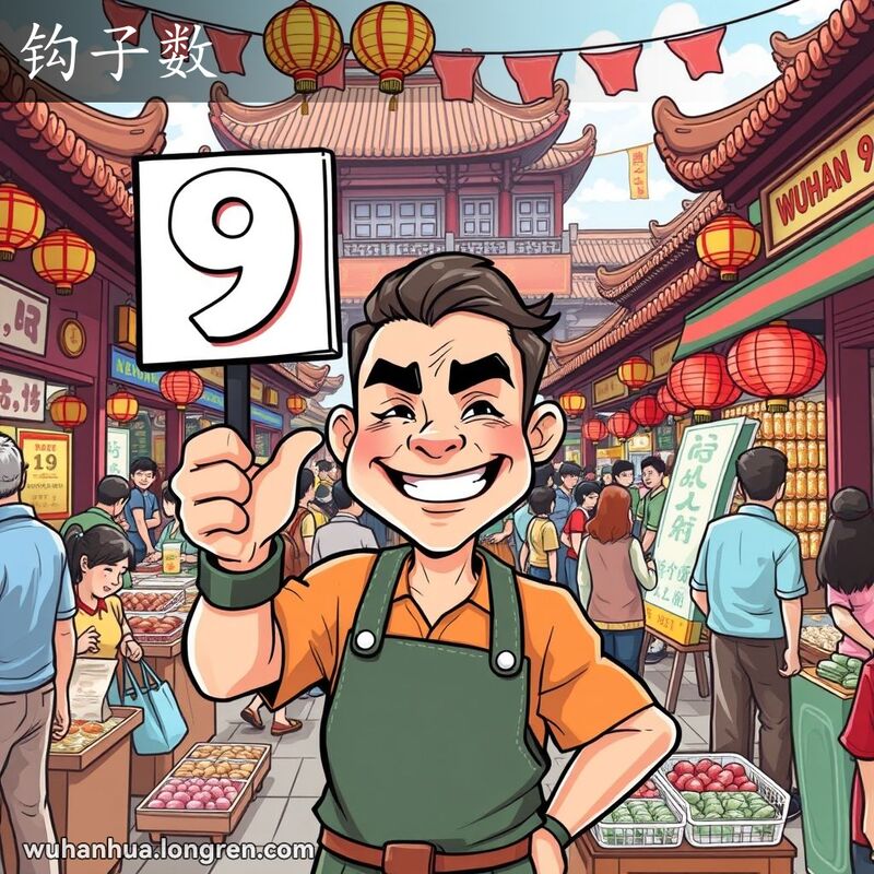 谑语代表九或九个。