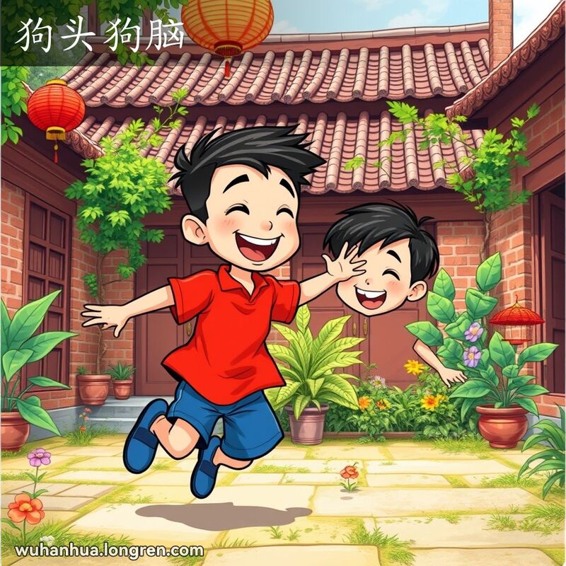 活泼健康(用于少年儿童),旧时用语:恭喜你~!